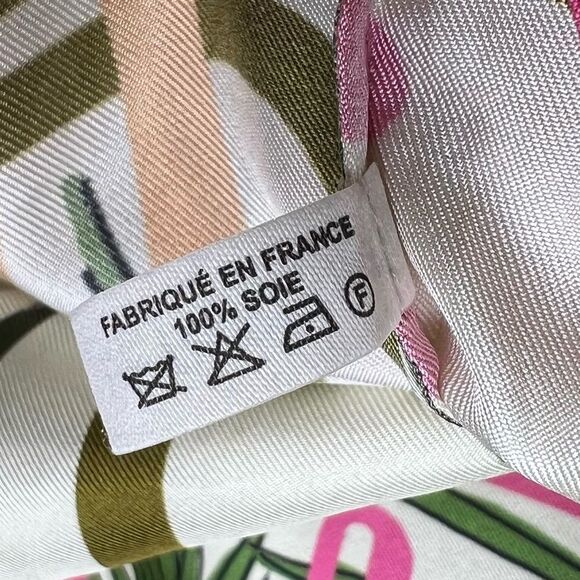 Be Parisian 100% French Silk Twist Tank Top Blouse Botanical Floral XSmall Small - Picture 8 of 10